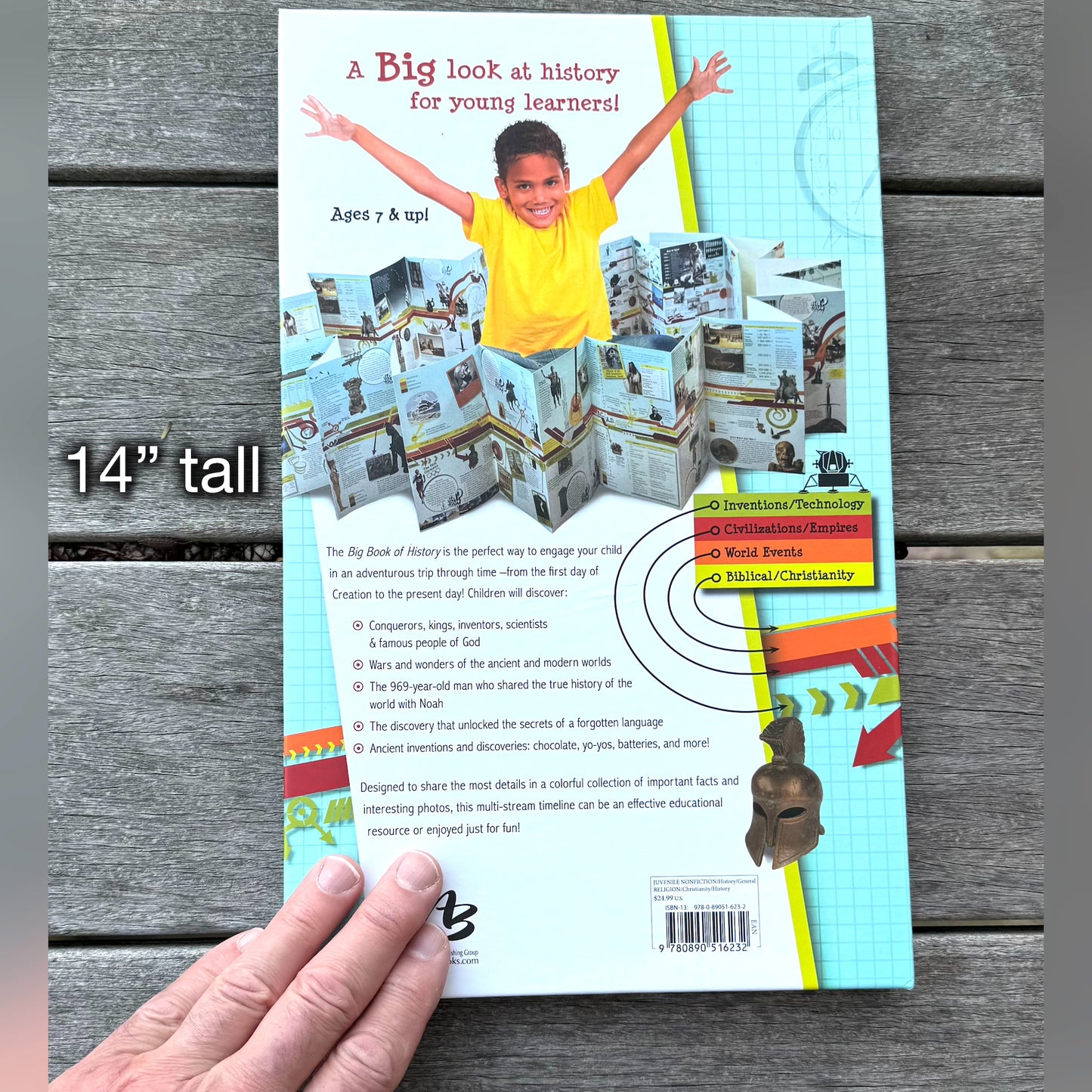 Big Book of History - 15 Foot Fold Out For Kids