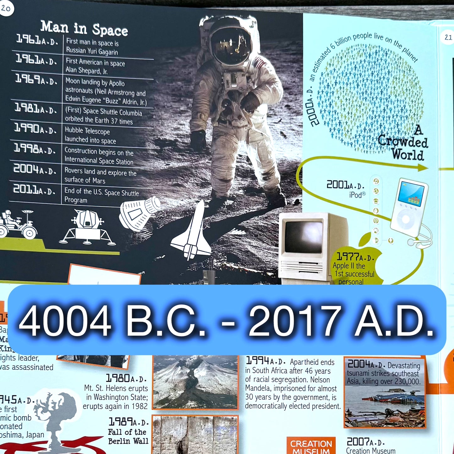 Big Book of History - 15 Foot Fold Out For Kids