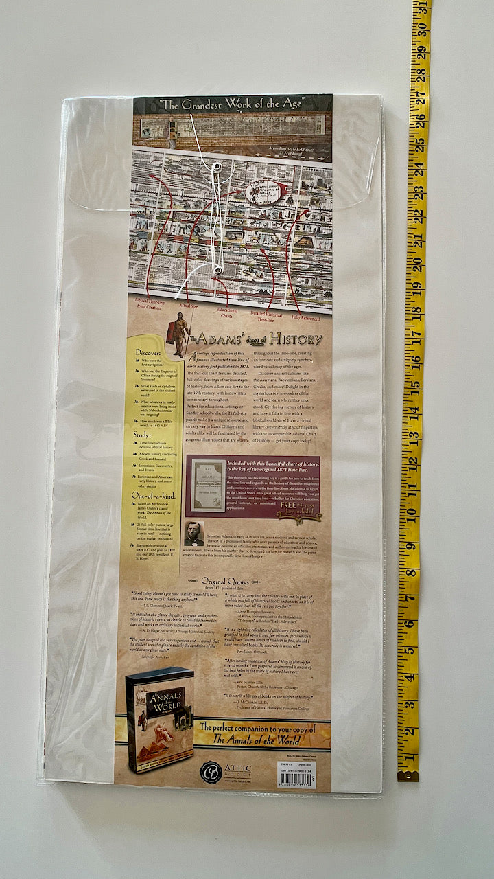 Adams Time Chart (Softcover) – Lost World Museum